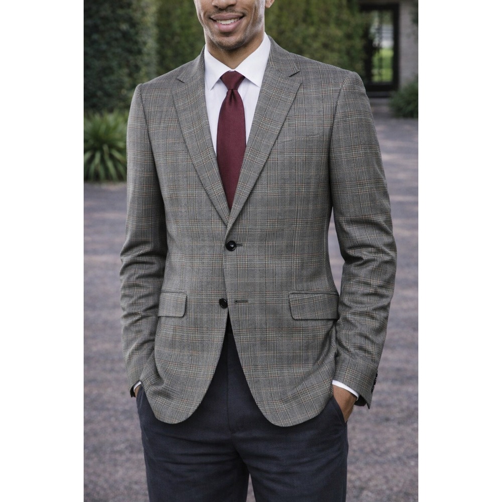 GUCCI Wool Prince of Wales Blazer Jacket owner NBA Devin Harris Dallas Mavericks